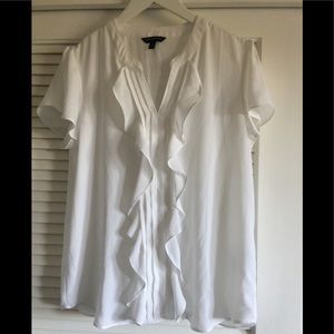 Banana Republic White Blouse